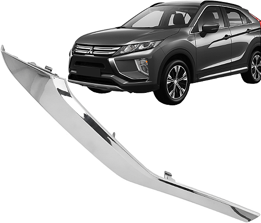 Friso Cromado Inferior Esquerdo Eclipse Cross 2018 a 2021