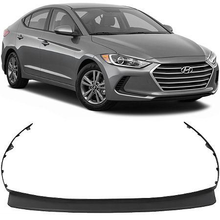 Spoiler Saia Moldura Inferior Parachoque Dianteiro Elantra 2017 2018