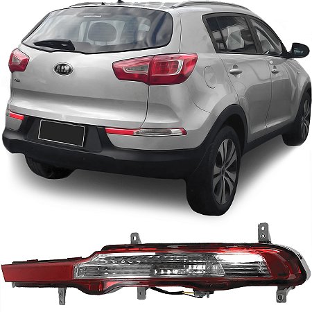 Lanterna Refletor Direito Parachoque Traseiro Sportage 2011 a 2015