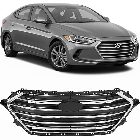 Grade Central Parachoque Dianteiro Hyundai Elantra 2017 2018