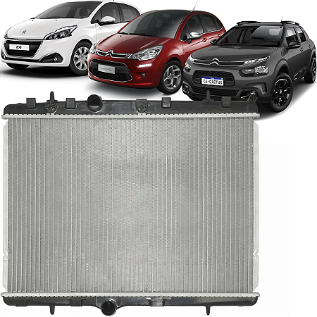 Radiador Agua Cactus C3 1.5 e C3 Picasso 208 peugeot 2008 Automático
