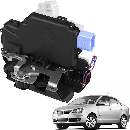 Fechadura Porta Dianteira Esquerda Vw Polo 2003 á 2014