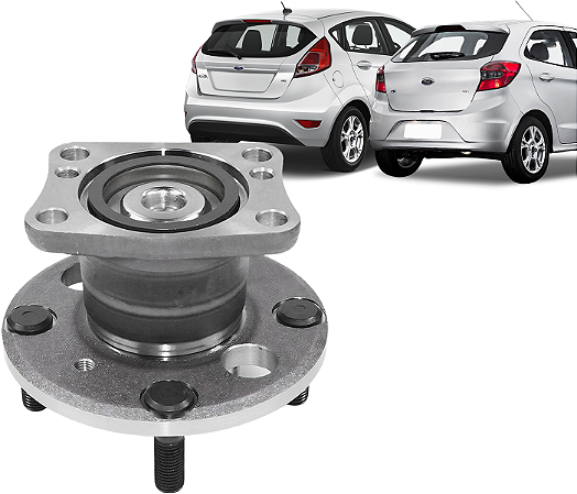 Cubo Roda Traseiro Com Rolamento New Fiesta 2011 À 2021 Ka 2015 a 2021