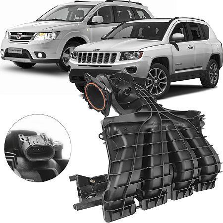 Coletor De Admissão Jeep Compass 2.0 Fiat Freemont 2.4 Gasolina