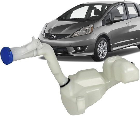 Reservatorio Agua Limpador Esguicho Parabrisas C/ Tampa e Gargalo New Fit 2009 a 2014