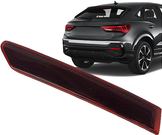 Lanterna Refletor Olho Gato Direito Parachoque Audi Q3 performance black 2020 a 2024