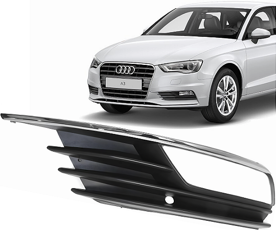 Grade Moldura Farol Milha Esquerdo Audi A3 Sedan 2014 2015 2016