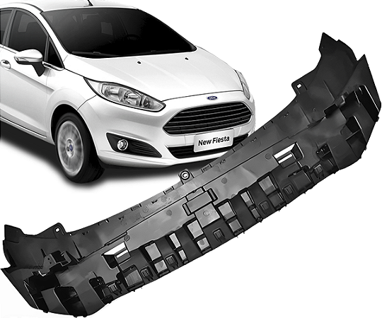 Defletor Protetor Inferior Parachoque Dianteiro New Fiesta 2013 a 2017
