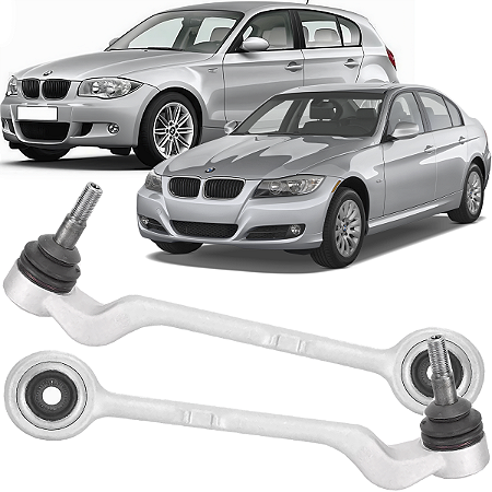 Par Braço Reto Suspensão Dianteira Bmw 118i 120i 318i 320i N46 2006 á 2012 X1 2009 a 2015