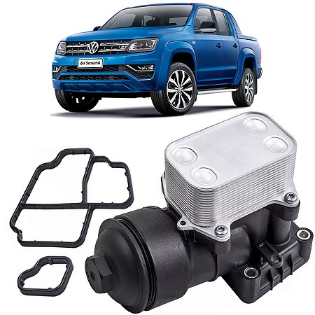 Suporte Filtro Radiador Resfriador Óleo Trocador Calor Amarok 2011 á 2019