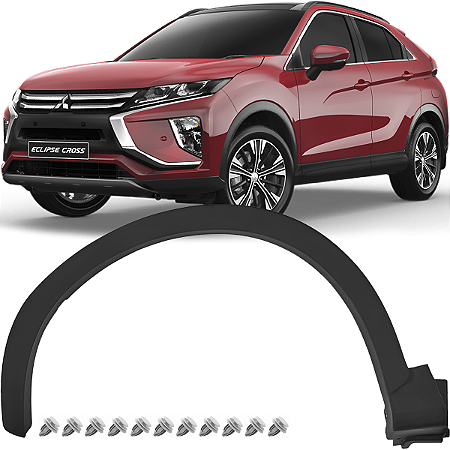 Friso Alargador Moldura Paralama Dianteira Esquerdo Eclipse Cross 2018 a 2021