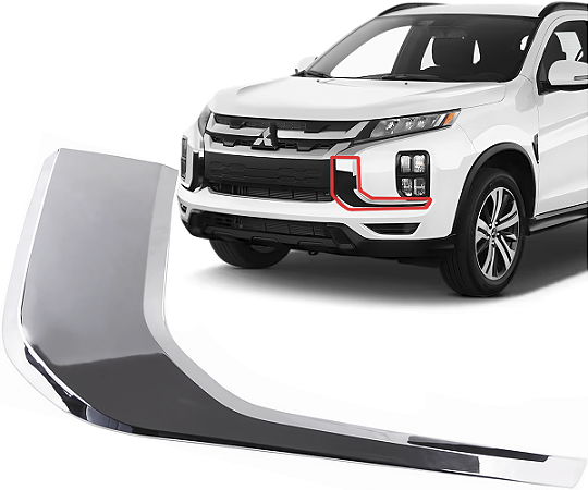Friso Cromado Inferior Esquerdo Outlander Sport 2020 2021 2022