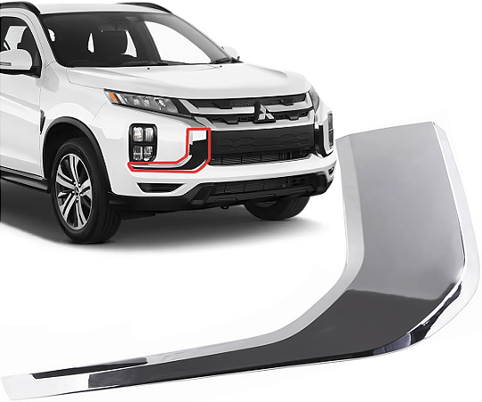 Friso Cromado Inferior Direito Outlander Sport 2020 2021 2022