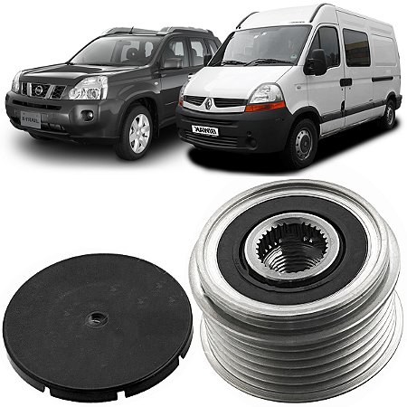 Polia Roda Livre Alternador Renault Master Iii 2.3
