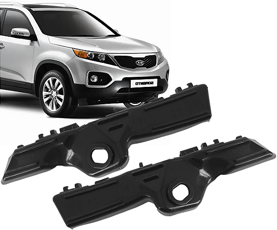 Par Guia Suporte Parachoque Dianteiro Sorento 2009 a 2015