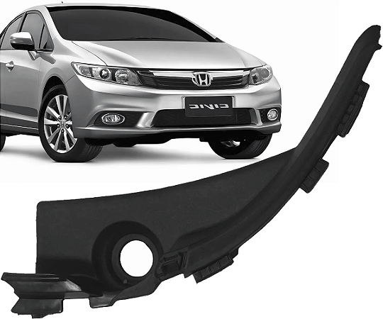 Acabamento Moldura Canto Churrasqueira Direito Honda Civic 2012 a 2016