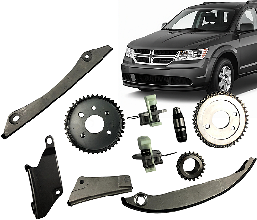 Kit Tensor Engrenagem Corrente Distribuição Motor Journey 2.7 2009 2010 2011