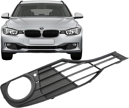 Grade Bmw 316i 320i 328i Moldura Farol Milha Direito  2012 a 2015