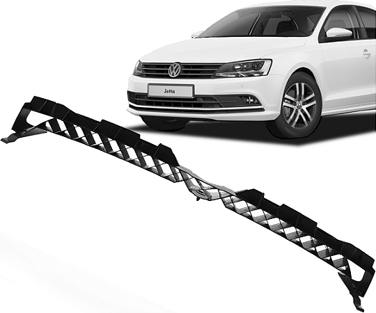Guia Suporte Central Parachoque Dianteiro Jetta 2011 a 2017