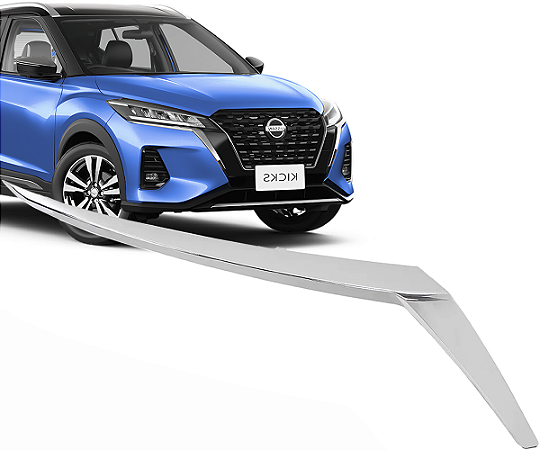 Friso Aplique Cromado Direito Parachoque Dianteiro Nissan Kicks 2021 a 2024
