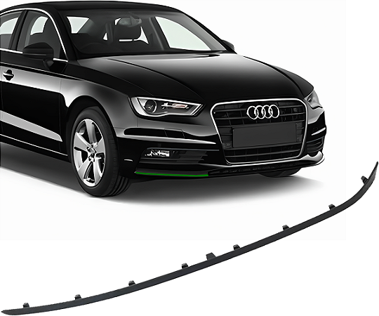Friso Aplique Moldura Direita Parachoque Dianteiro Audi A3 Sedan 2013 2014 2015 2016