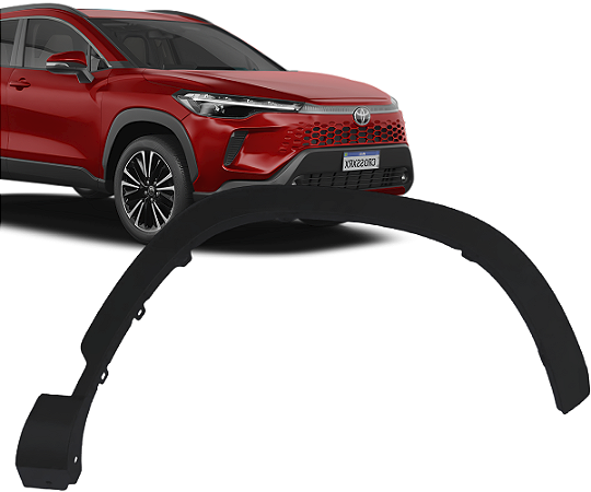 Friso Moldura Alargador Paralama Dianteiro Direito Corolla Cross 2021 a 2024