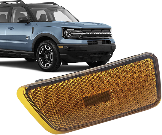 Refletor Lanterna Luz Esquerda Parachoque Dianteiro Bronco Sport 2022 a 2025