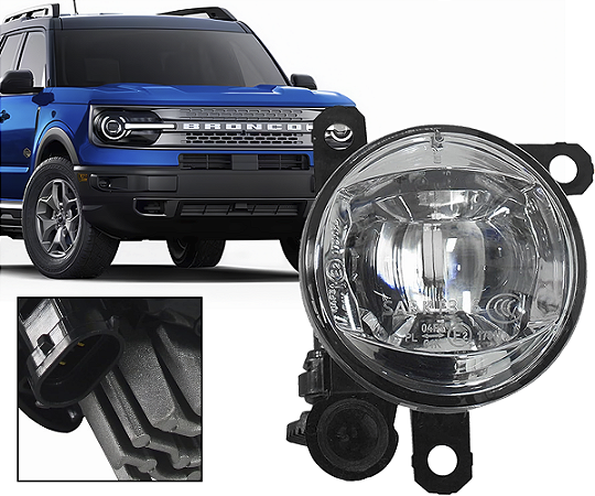 Farol Milha Neblina Direito Bronco Sport 2022 a 2025