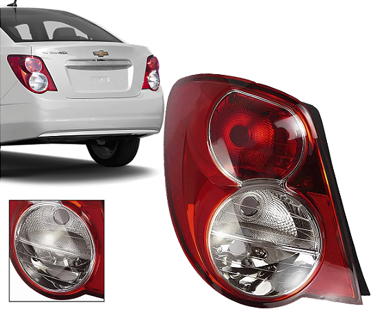 Lanterna Traseira Esquerda Sonic Sedan 2012 2013 2014