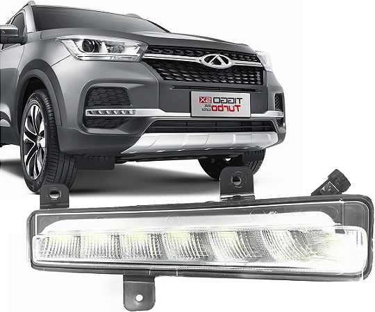 Farol Milha Led Drl Direito Tiggo 5x 2019 a 2022