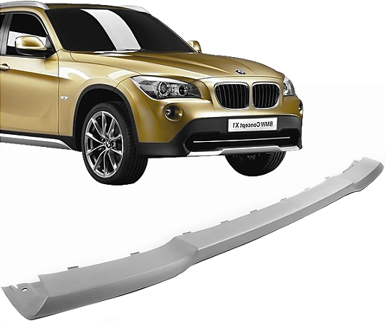 Saia Spoiler Moldura Inferior Parachoque Dianteiro Bmw X1 2010 a 2013
