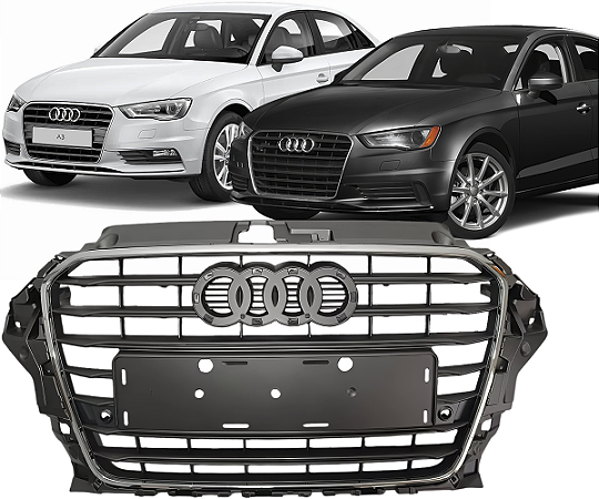 Grade Radiador Parachoque Dianteiro Audi A3 2014 2015 2016