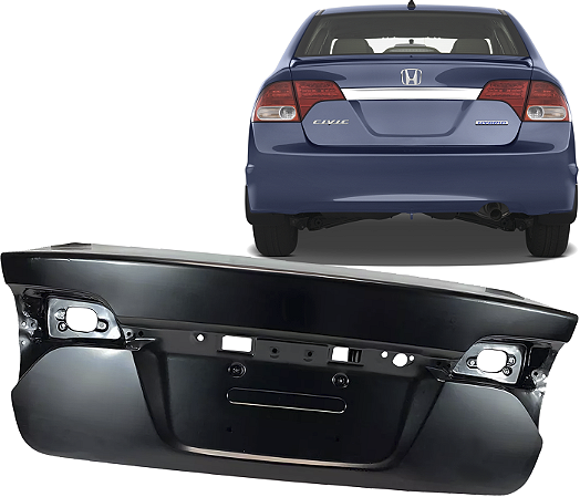 Tampa New Civic Traseira Porta Malas  2007 a 2011