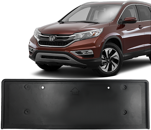 Suporte Crv Moldura Placa Parachoque Dianteiro  2012 a 2016