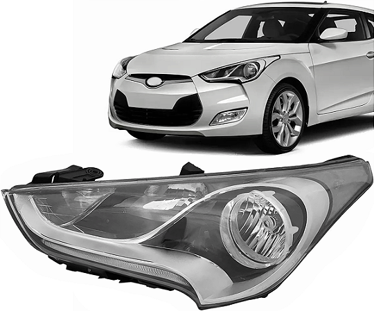 Farol Lado Esquerdo Veloster 2012 2013
