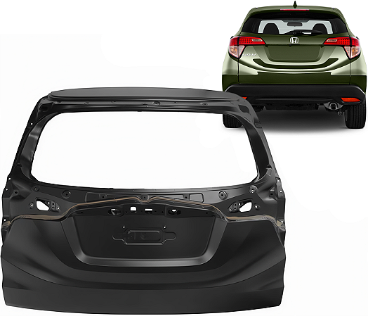 Tampa Traseira Porta Malas Honda Hrv 2015 2016 2017 2018 2019 2020