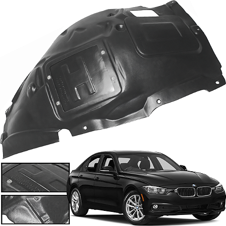 Parabarro Bmw 320 328 Direito Dianteiro 2013 a 2018 - Parte Frontal