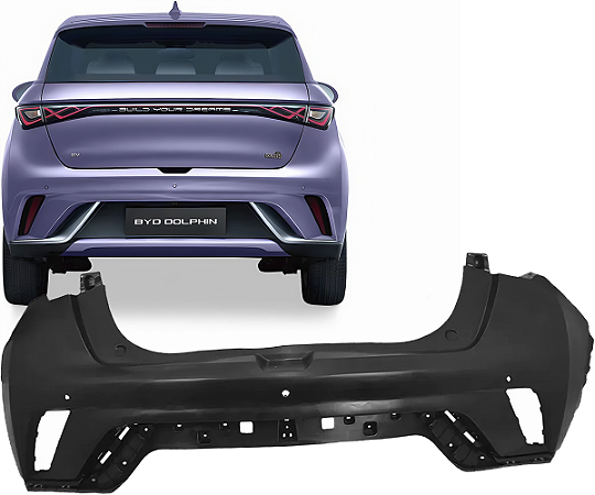 Parachoque  Byd Dolphin Ev Traseiro 2024 2025