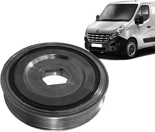 Polia Virabrequim Renault Master 2.3 16v M9t 2013 a 2025