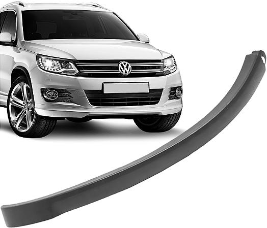 Moldura Aplique Direito Parachoque Dianteiro Tiguan R Line 2009 a 2016