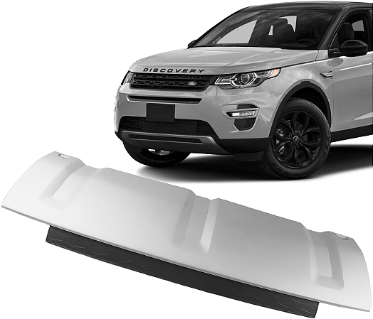 Moldura  Discovery Sport Spoiler Acabamento Parachoque Dianteiro 2015 a 2019 Prata