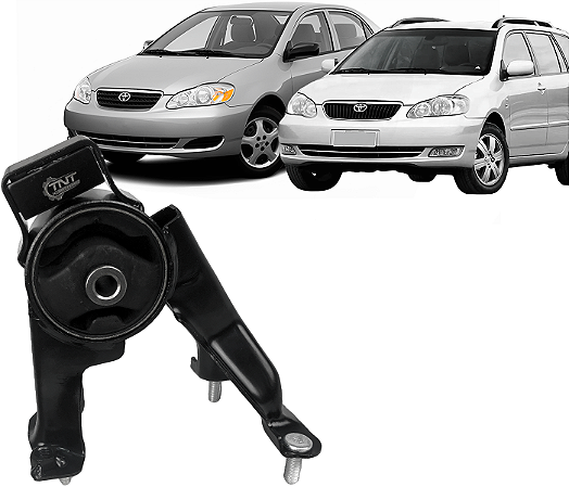 Coxim Suporte Traseiro Motor Corolla e Fielder 2003 a 2008 Automatico