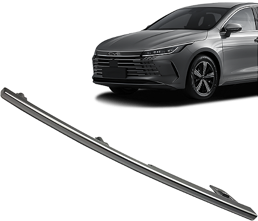 Friso Aplique Cromado Esquerdo Parachoque Dianteiro Byd King 2025 2026 - Segundo