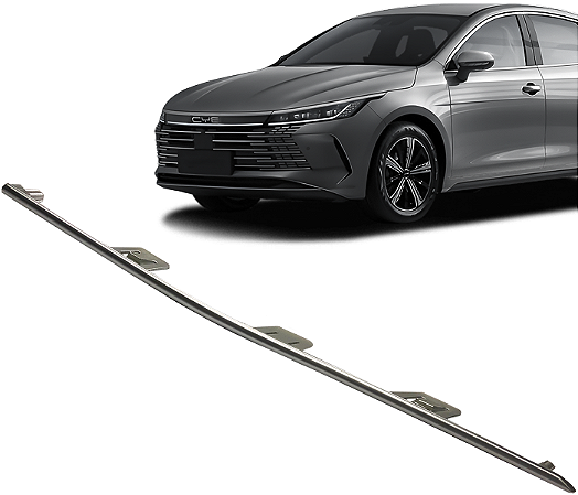 Friso Aplique Cromado Inferior Esquerdo Parachoque Dianteiro Byd King 2025 2026