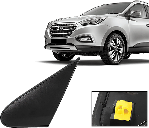 Acabamento Externo Retrovisor Esquerdo Ix35 2009 a 2021