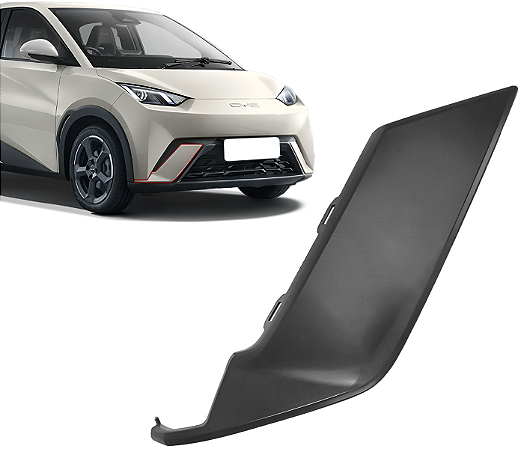 Aplique Friso Moldura Direita Parachoque Dianteiro Dolphin Mini 2025 2026