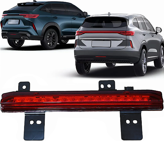 Lanterna Refletor Olho Gato Central Parachoque Traseiro Haval H6 e H6 Gt 2023 a 2025