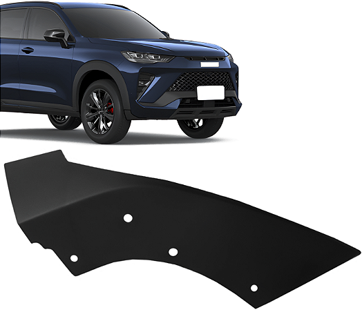 Spoiler Ponteira Acabamento Direito Parachoque Dianteiro Haval H6 Gt 2023 a 2025