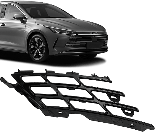 Moldura Aplique Superior Direito Parachoque Byd King 2025 2026