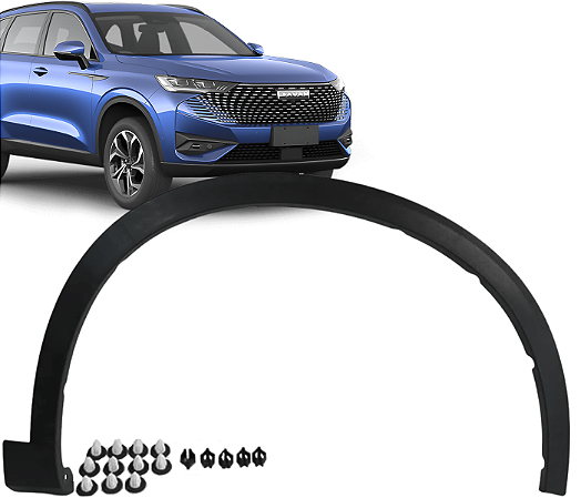 Alargador Friso Moldura Aplique Paralama Direito Haval H6 2023 a 2025
